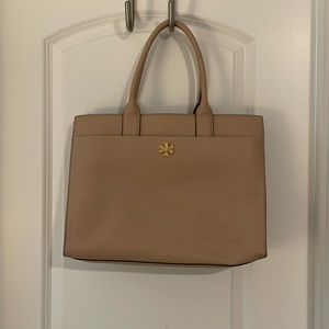 Gently Used Tory Burch Beige Tote Bag